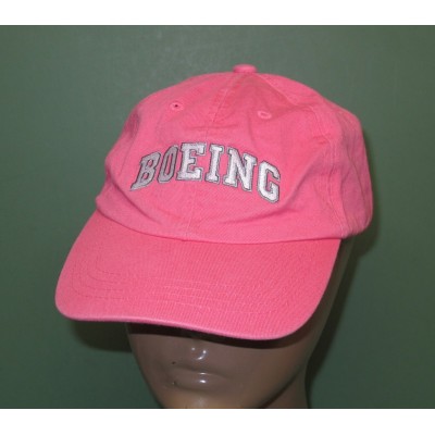 Pink Ladies Boeing Baseball Style Hat Cap Adjustable Authentic  eb-81370272